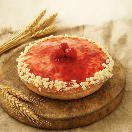 Afbeelding van Aardbei Yoghurt vlaai