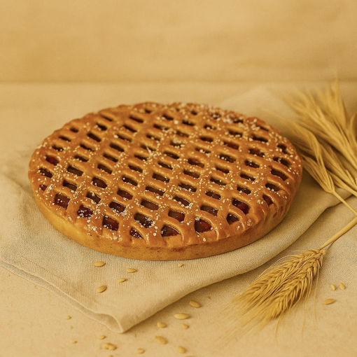 Afbeelding van Kersen raster vlaai